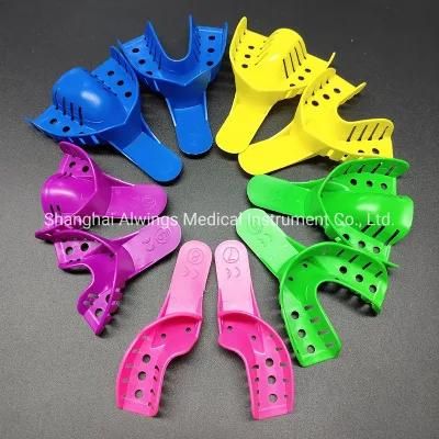 Colored ABS Raw Materials Made Dental Disposable Impression Trays