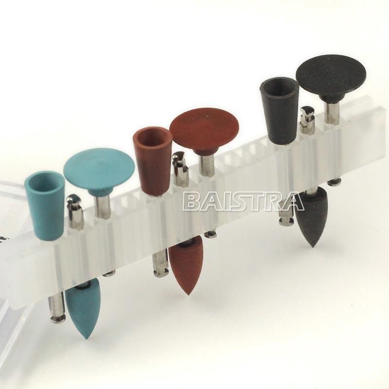 Dental Lab Bistrique Silicone Polisher Diamond Burs Cups Grinding Heads