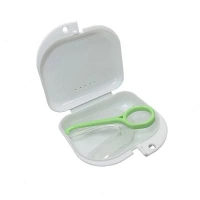 Dental Orthodontic Retainer Denture Storage Mouthguard Container Case Box