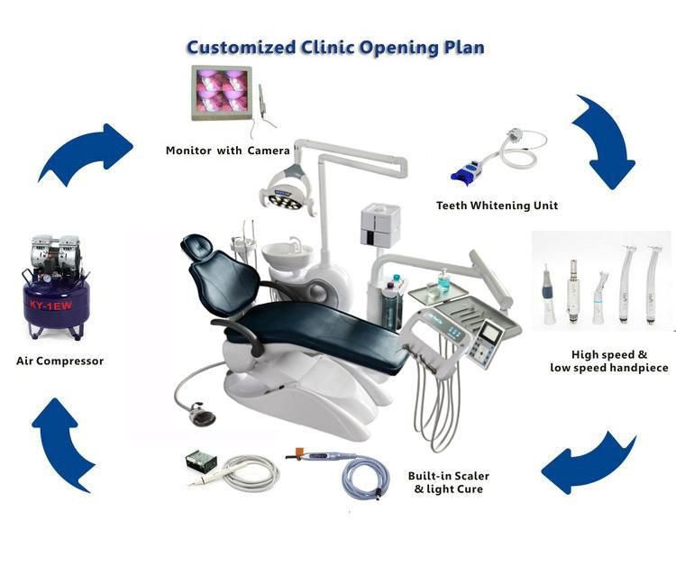 Dental Self Disinfection High Quality Equipment Dental Chair Unit