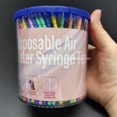 Dental Disposable Air Water Syringe Tips with Plastic Box Packing