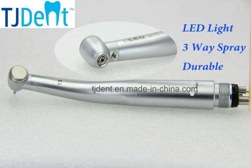 Hot Sale High Speed Turbine E-Generator Self-Illuminate LED Dental Handpiece T3