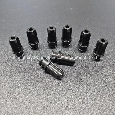 Plastic Materials Black Caps for Medical Disposable Syringes