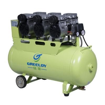 1800 W 90 L Oilless Silent Dental Air Compressor