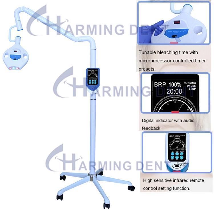 Charming Dental Teeth Whitening Machine Portable Dental Teeth Whitening Lamp with LED Red Blue Purple Light Bleaching Lamp