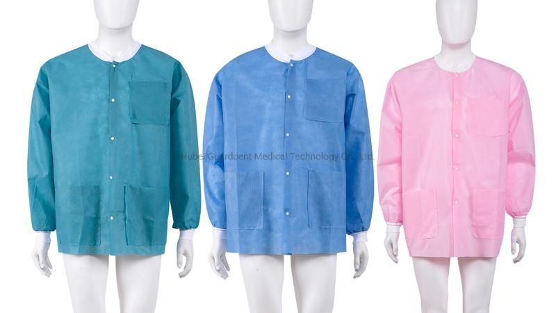 Disposable Medical Doctor Nursing Lab Coat Factory Cheap Price Lab Coat Different Size China Manufacture