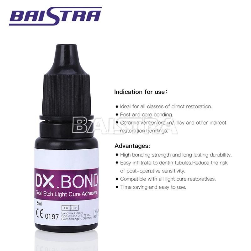 Dental Light Cure Dentin Enamel Resin Bonding Adhesive for Sale