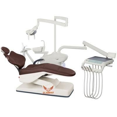 CE Approved Dental Unit with Luxury Multification Foot Controller