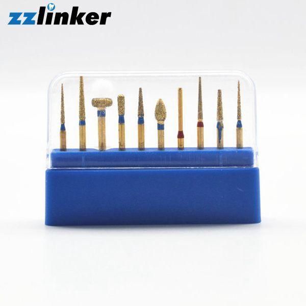 Lk-P11-2 Gold Plated Diamond Burs Polishing Kit