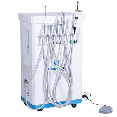 CE ISO Approve Integral Portable Dental Equipment Unit with 6 PCS Accessories for Vet Medical School Equipment Laboratory Dental