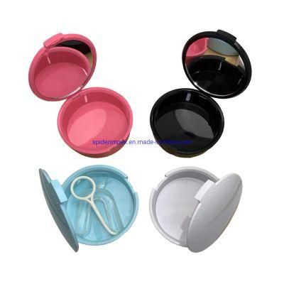 Hot Selling Plastic Dental Denture Retainer Braces Box with Mirror