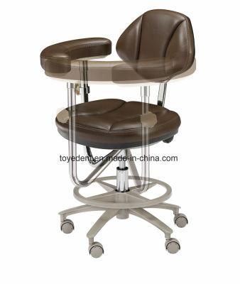 Dental Rotating Leather Dentist Stool Assistant Chair Stool