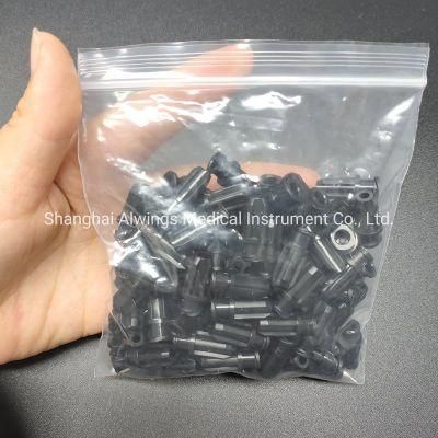 Black Plastic Materials Caps for Medical Disposable Syringes