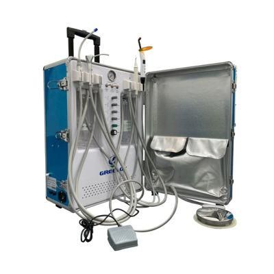 Portable Dental Unit Portable Mobile Dental Unit Cart Dental Turbine Unit with Air Compressor