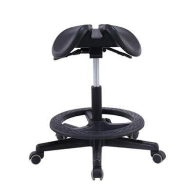 Dental Steel Dentist Stool Dental Assistant Stool Leather Cushion Stool