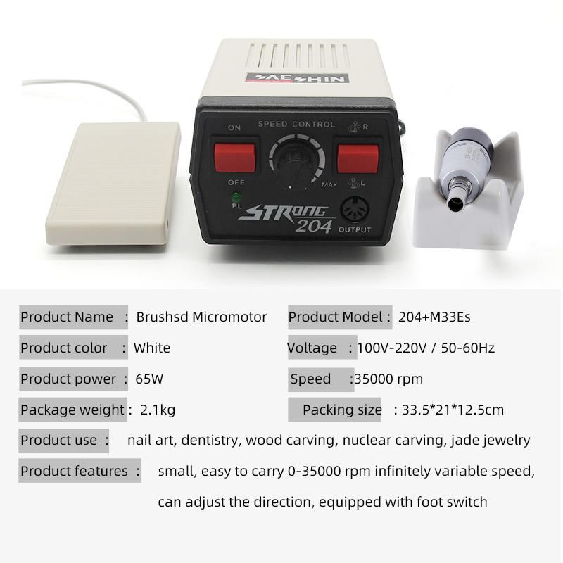 Dental Instruments+Handpiece Machine 35000rpm Micromotor Dentistry Tool for Polishing Engraving Machine Dental Lab Tools