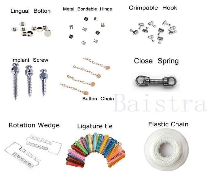 Orthodontics Clear Dental Bracket Rotation Wedge