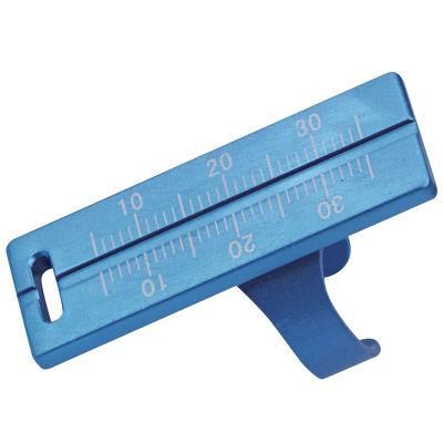 Dental Finger Ruler Aluminum Blue Edo Ring