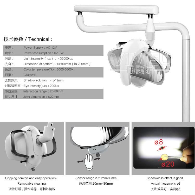 Reflectance LED Dental Lamp Shadowless Operating Light