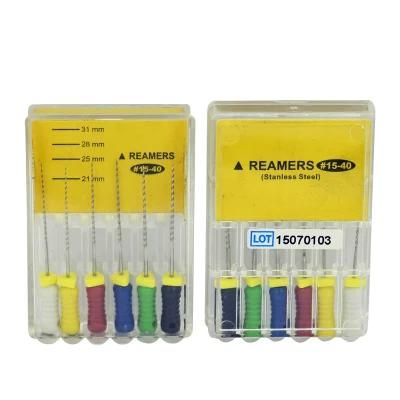 21 25 31mm Dental Niti K H Reamers Files