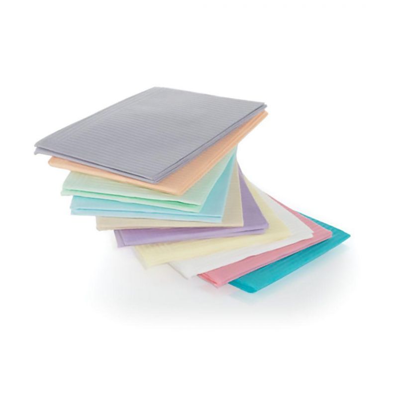 Safety Protection Disposable Colorful 3-Ply Changing Pad Medical Disposable Dental Bibs