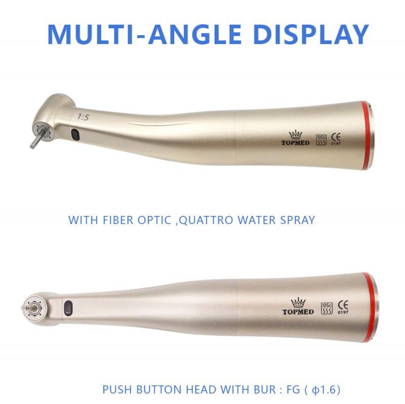 Internal Cooling Fan 1: 5 Increasing Contra Angle Handpiece with LED