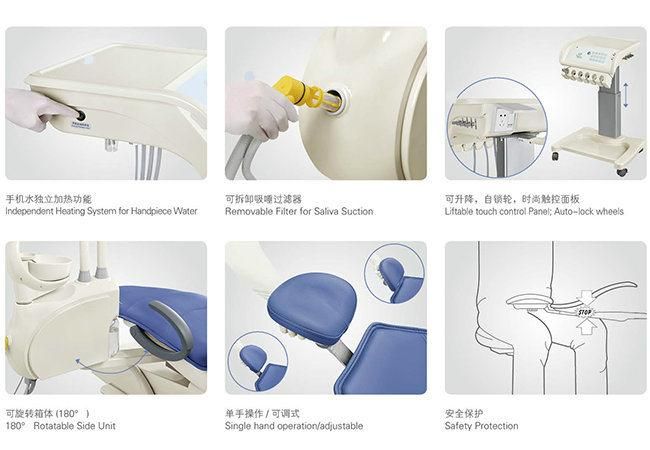 Widely Used Stomatologic Medical Equipment Dental Chair Treatment Unit