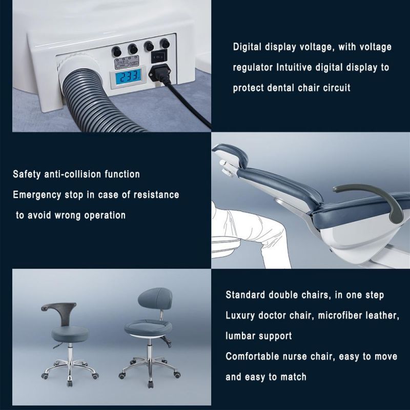 Innovative LCD Digital Display Integral Treatment Dental Chair