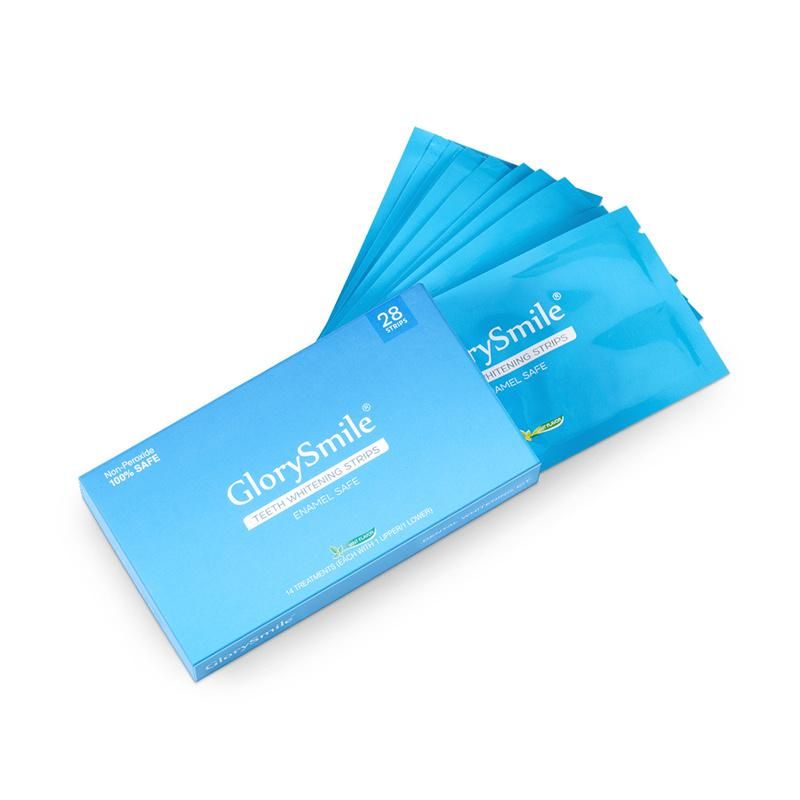 2020 Popular Efficient New Design Dental Blue Teeth Whitening Strips