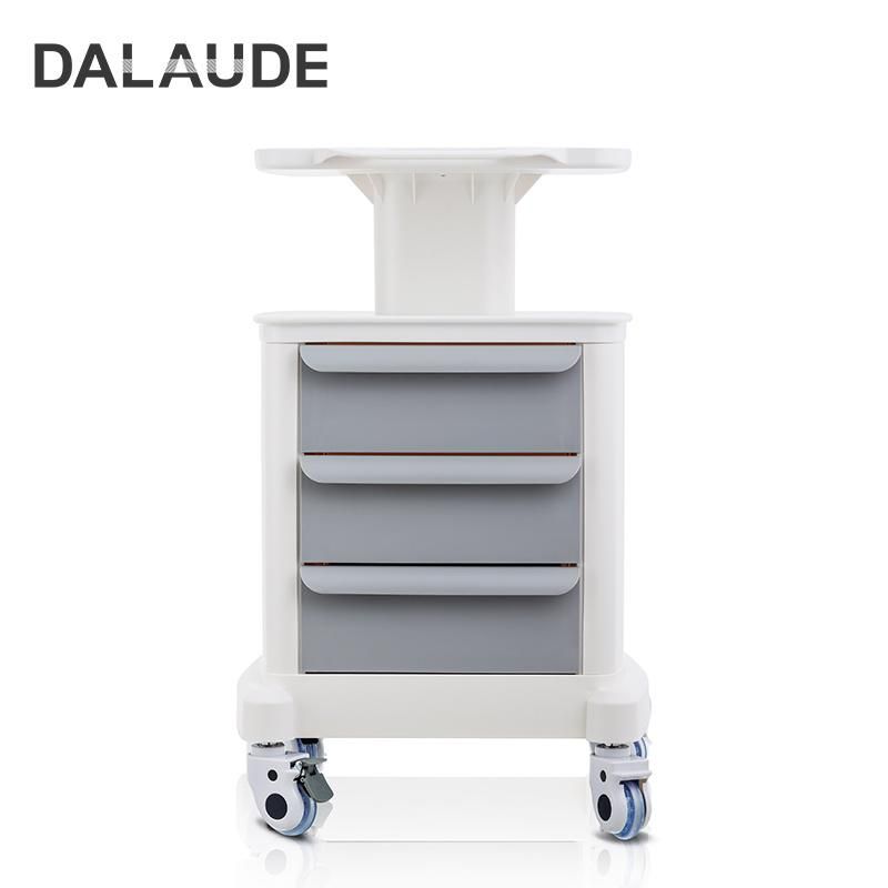 Dental Plastic Trolley 3 Drawers Cart Trolley