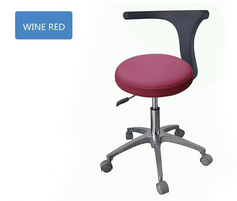 Adjustable Luxurious Doctor Stool Dental Chair Assistant Stool