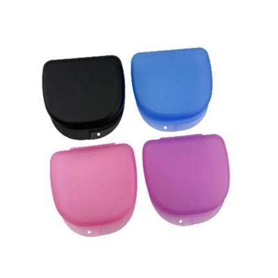 Frosted Matte Textures Dental Retainer Case Orthodontic Invisible Braces Box