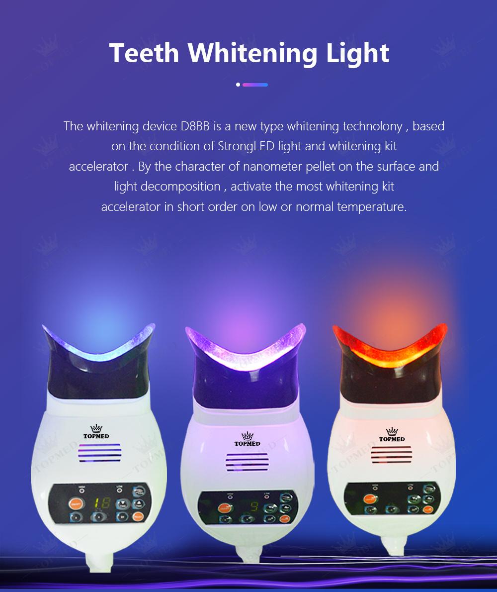 Three Colors Function LED Light Lamp Teeth Whitening Bleaching Machine