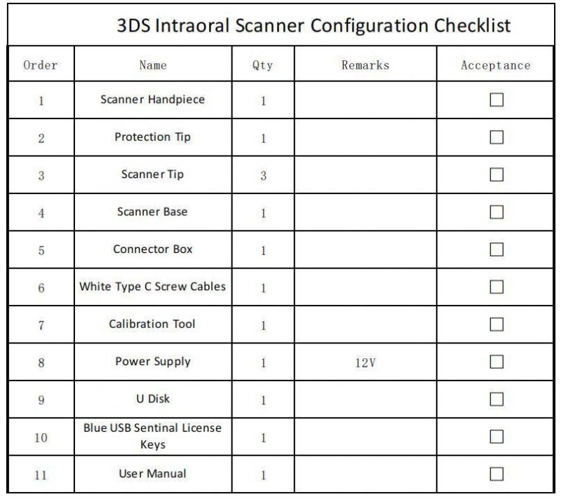 Higher Scanning Accuracy Digital 3D Oral Scanner