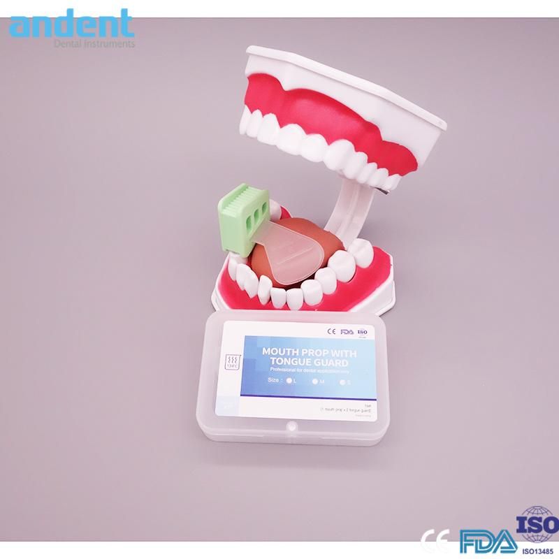 Autoclavable 135º C Dental Mouth Prop with Tongue Guard