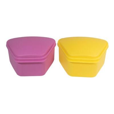 Unique High Quality Plastic Trapezoidal Dental Denture Bath Appliance Box