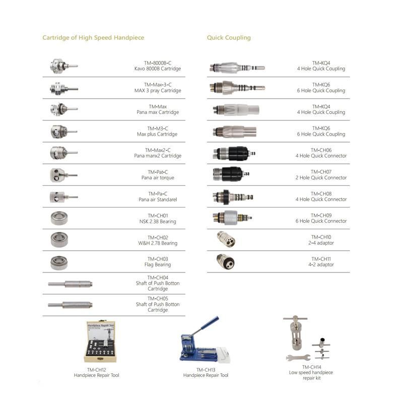 High-Quality High Speed Handpiece, Dental Handpieces