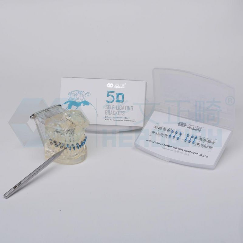 Orthodontic Self-Ligating Brackets Dental Roth Brace