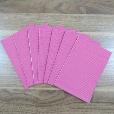 Disposable Tissue Napkins Cheap Pink 2ply Dental Bib