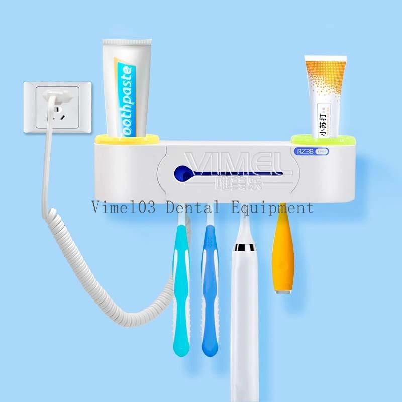 Dental UV Ultraviolet Toothbrush Sterilizer Automatic Toothpaste Dispenser