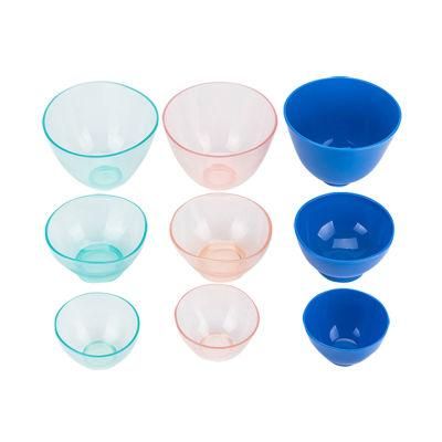 Various Colors Dental Lab Medical Rubber Flexible Self-Solidifying Mixing Bowl Dentistry