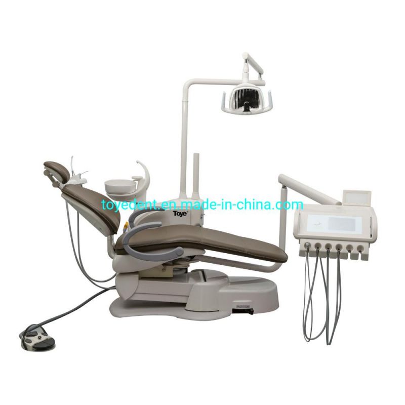 Integrated Dental Unit Complete Dental Chair Controlled Electric Dentist Chair with Noiseless DC Motor