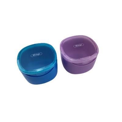 High Quality Denture Retainer Mouth Guard Container Box with Strainer