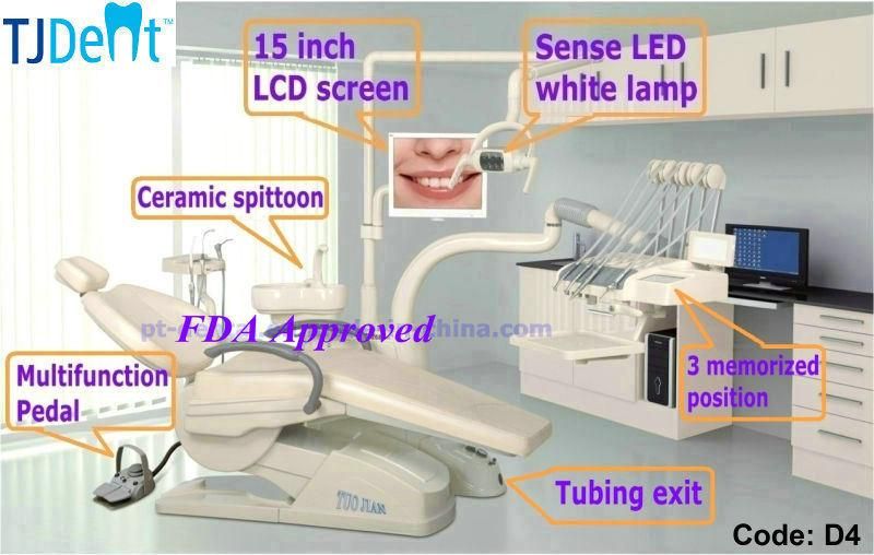 Chinese Factory Direct CE Aprroved Cheap Pirce Dental Unit with Sensor LED Light