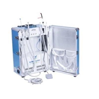 Suitcase Design Built in Compressor Best Portable Dental Unit with CE