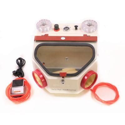 Dental Equipment Laboratory Double Pen Dental Porcelain Crowns Polish Sandblaster