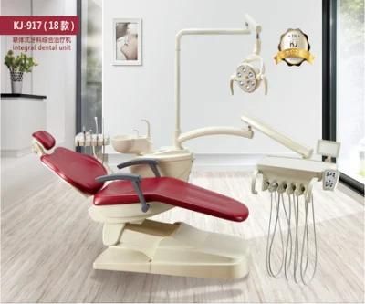 LED Dental Unit Chair with PU Cushion in China