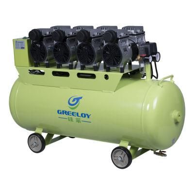 Low Noise Silent 120L Oil-Free Dental Air Compressor