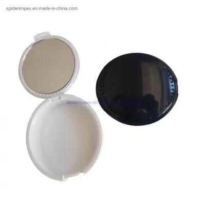 Hot-Selling Custom Plastic Oval Shape Denture Box with Mirror