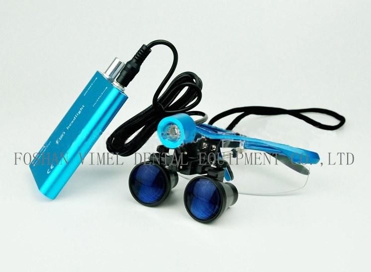 Dental Loupes Surgical Binocular Loupe Magnifier Head Light 2.5X 3.5X